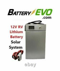 Battery Evo 12V Lithium LiFePO4 LFP 120Ah 1.5 Kwh with 175A BMS and 350A Max Solar