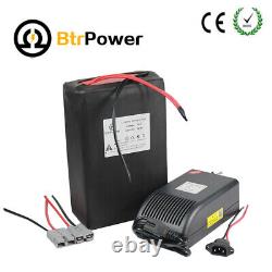 BtrPower 48v 20Ah Lithium Lifepo4 Battery Pack for Ebike 1200W Motor 30A BMS