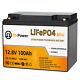 Btrpower 12v 100ah Battery Lifepo4 Lithium Iron Phosphate For Rv Marine Solar