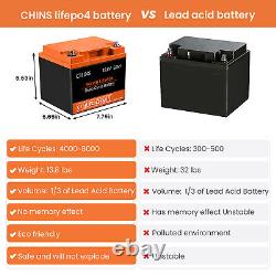 CHINS LiFePO4 Battery 12V 20AH 50AH 100AH Deep Cycle Lithium Battery Gff-Grid