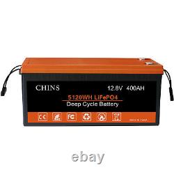 CHINS LiFePO4 Battery 12V 400Ah LiFePO4 Deep Cycle Lithium Battery for RV