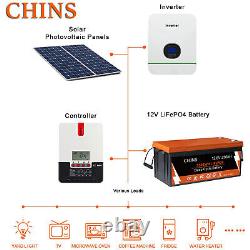 CHINS Smart 12V 250AH LiFePO4 Battery, Support Low Temperature Charging (-31°F)