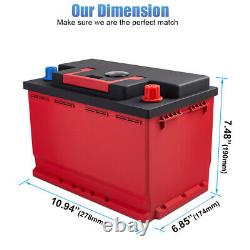 Car Battery 12v 70Ah CCA1500 Lithium Iron Phosphate LiFePO4 Built-in BMS