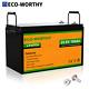 Eco-worthy 24v 48v 50ah 100ah Lifepo4 Lithium Battery Solar System Rv Golf Cart