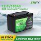 Eryy 12v 160ah Lifepo4 Deep Cycle Lithium Battery For Rv Solar Trolling Motor Us