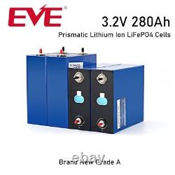 EVE 280Ah Prismatic Lithium Ion LiFePO4 Cells Brand New Grade A (Solar/Vehicle)