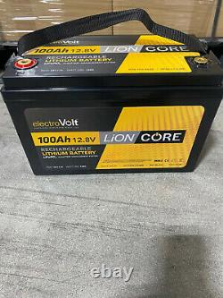 Electrovolt LionCore Lithium-Ion LifePo4 Battery 12.8V 100Ah 12V Deep Cycle