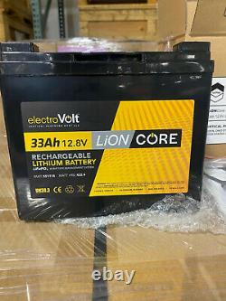 Electrovolt LionCore Lithium-Ion LifePo4 Battery 12.8V 33Ah 551114 Kayak 12V