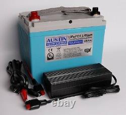 FREE 4A Charger LiFePO4 12.8-Volt 35Ah Lithium Iron Phosphate Battery