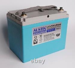 FREE 4A Charger LiFePO4 12.8-Volt 35Ah Lithium Iron Phosphate Battery