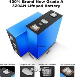 GOODBUY Grade A 302Ah LiFePO4 3.2V Lithium Ion Battery Cell 2PACK