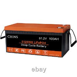 (HI/AK/PR)CHINS LiFePO4 12V250AH/300AH/400AH 24V200AH Smart Bluetooth Lithium