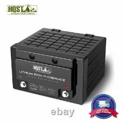 HQST 12 Volts 100Ah LiFePO4 Lithium Iron Phosphate Battery, Built-in 100A BMS