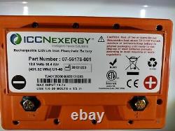 ICCNexergy LiFePO4 12.8V Lithium Iron Phosphate Battery U1-40 (Tested & working)