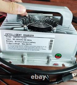 IP66 Waterproof 10A 12V72V Lithium Ion Lithium Iron Phosphate Charger 110V 220V