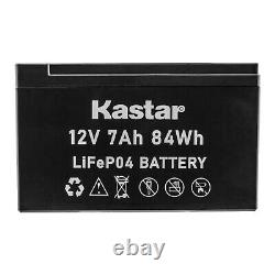 Kastar 12V 7Ah LiFePO4 Lithium Iron Phosphate Battery 14.6V 3A Fast Charger