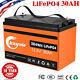 Kusroie 30ah 12v Lifepo4 Lithium Iron Battery For Solar Kit Off Grid Rv