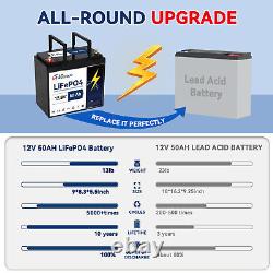 LGE LiFePO4 Battery 12V 100AH 200AH BMS Deep Cycle Lithium Battery RV Solar