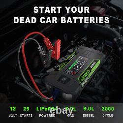 LOKITHOR Jump Starter 12V Lithium Iron Phosphate (LiFePO4) Car Starter Battery