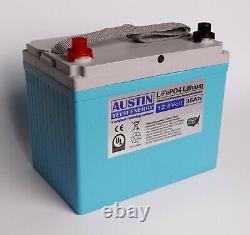 LiFePO4 12.8-Volt 35Ah Lithium Iron Phosphate Battery NEW IMPROVED BMS