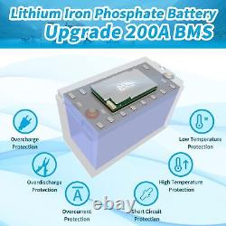 LiFePO4 24V 200Ah Lithium Battery BMS Solar Off Grid 10 Year Lifetime Deep Cycle