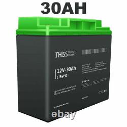 LiFePO4 Battery 12V 100AH 200AH 300AH Deep Cycle Lithium Battery RV Solar US Lot
