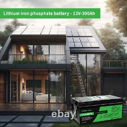 LiFePO4 Battery 12V 300 Ah Lithium Iron Phosphate 100Ah for Camping Boat Solar