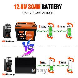 LiFePO4 Battery 12V 50Ah Lithium Iron Phosphate Battery for Camping Boat RV Home