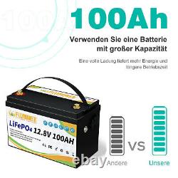 LiFePO4 Lithium Battery 12V 100Ah 200Ah 400Ah Deep Cycle for Solar Off-grid