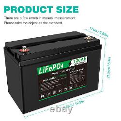 LiFePO4 Lithium Battery 12V 180Ah 120Ah 100Ah Deep Cycle for Solar Off-grid lot