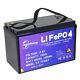 Lifepo4 12v 100ah Lithium Iron Phosphate Battery For Rv Deep Cycles Solar System
