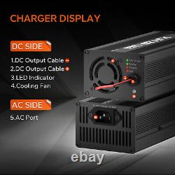 LiTime 14.6V 20A AC-DC Smart Charger for Deep Cycle Rechargeable Lithium LiFePO4