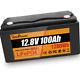 Lifepo4 Lithium Iron Phosphate Battery 12 Volt 100ah 1280wh Rechargeable Battery