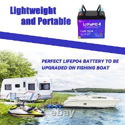 Marine Lithium Battery 12v 50Ah Solar Batteries for Lifepo4 Deep Cycle RV Boat