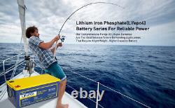 Ninthcit 12V 200Ah Deep Cycle Lithium Iron Phosphate LiFePO4 Battery RV Solar