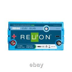 RELiON RB100 LiFePO4 Lithium Iron Phosphate 12V Battery, Group 31. NEW IN BOX