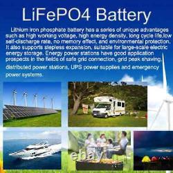 Rechargeable Battery Lithium Iron Phosphate Cell 24v Solar Campers Batteries Lot