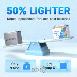 Redodo 12V 20Ah LiFePO4 Lithium Marine Cranking Battery 650CCA IP67 Waterproof