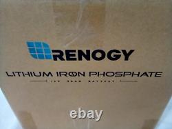 Renogy 12V 50Ah LiFePO4 Lithium Battery, Lithium-Iron Phosphate Solar Battery