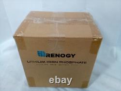 Renogy 12V 50Ah LiFePO4 Lithium Battery, Lithium-Iron Phosphate Solar Battery, 2