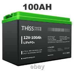 THIS 12V 200Ah LiFePO4 Deep Cycle Lithium Battery for RV Solar System Marine NEW