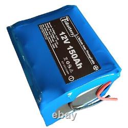 TOBattery 12V 150AH LiFePO4 Lithium Iron Phosphate Deep Cycle Battery With BMS