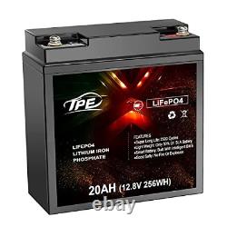 TPE LiFePO4 Lithium Battery, 12V 20AH Iron 20AH